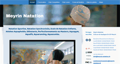 Desktop Screenshot of meyrin-natation.ch