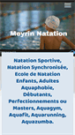 Mobile Screenshot of meyrin-natation.ch